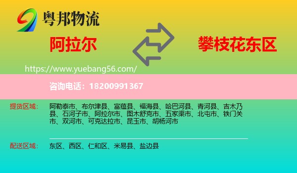 阿拉爾市到東區(qū)物流