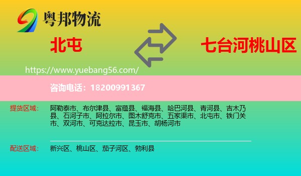 北屯市到桃山區(qū)物流