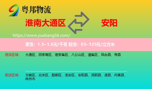 大通區(qū)到安陽(yáng)物流