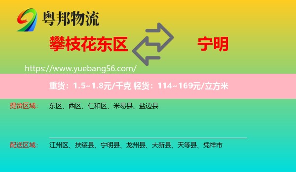 東區(qū)到寧明縣物流