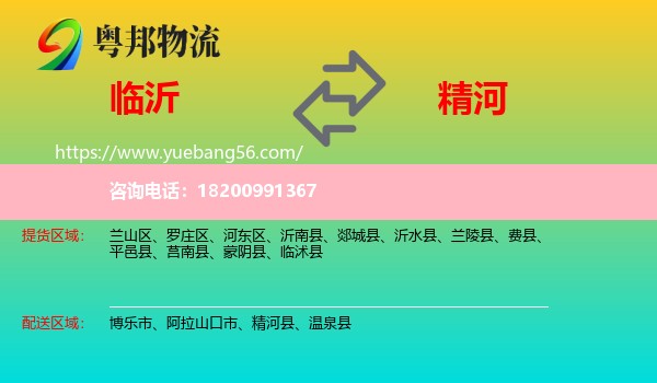 臨沂到精河縣物流