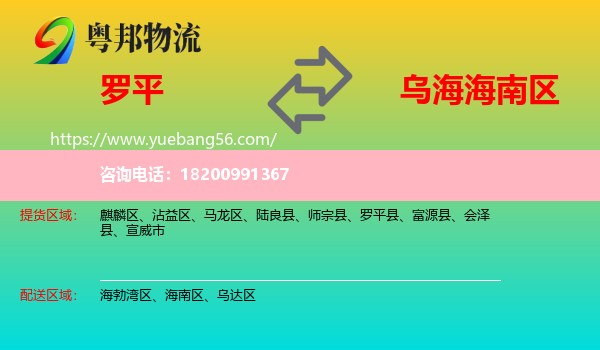 羅平縣到海南區(qū)物流