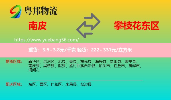 南皮縣到東區(qū)物流