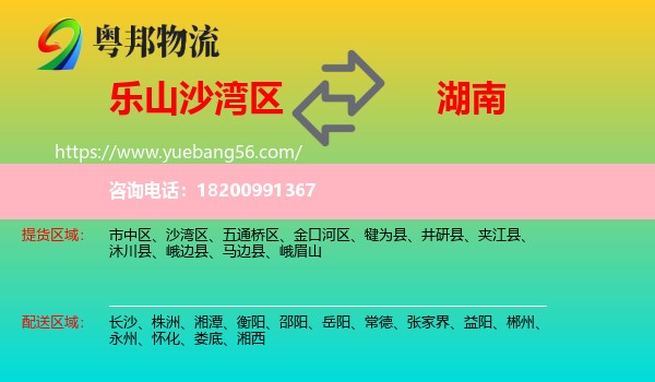 沙灣區(qū)到湖南物流