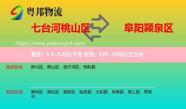 桃山區(qū)到潁泉區(qū)物流