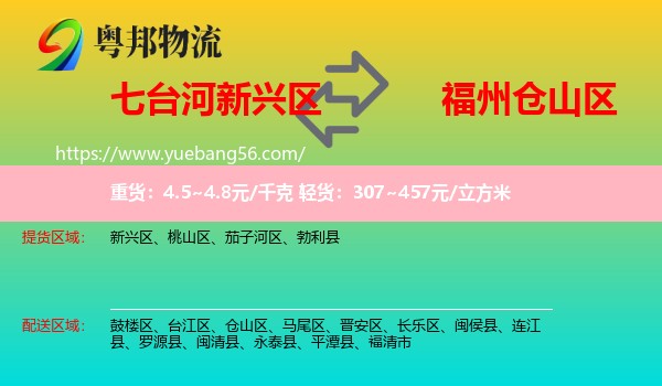 新興區(qū)到倉山區(qū)物流